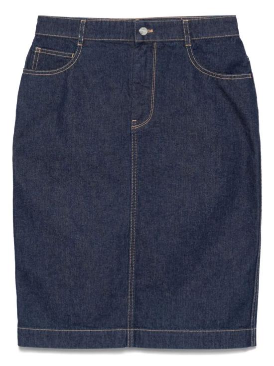 25SS 메종키츠네 미디 스커트 OW01504WW0081P470 BLUE