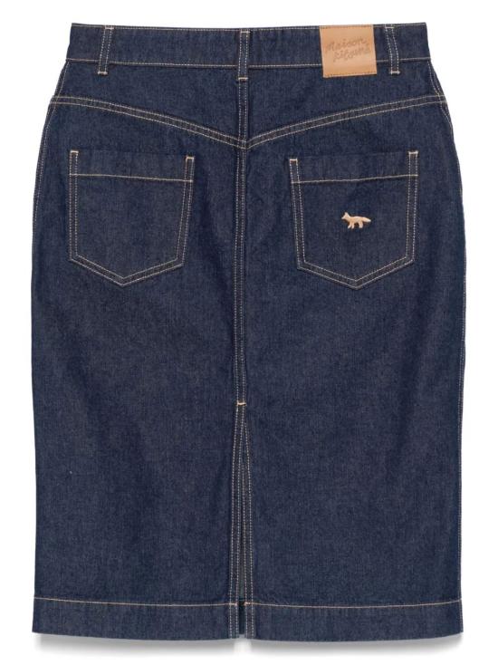 25SS 메종키츠네 미디 스커트 OW01504WW0081P470 BLUE - MAISON KITSUNE