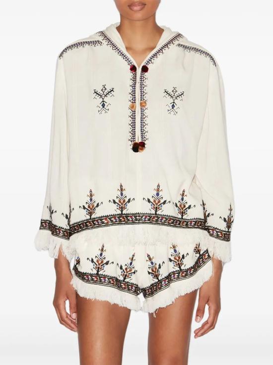 25SS 이자벨마랑에뚜왈 반팔 티셔츠 HT0543FAC1J10E23EC ECRU - ISABEL MARANT ETOILE