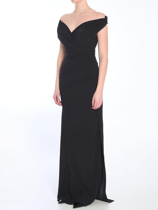 25SS 자크뮈스 롱 원피스 251DR2371767 BLACK - JACQUEMUS