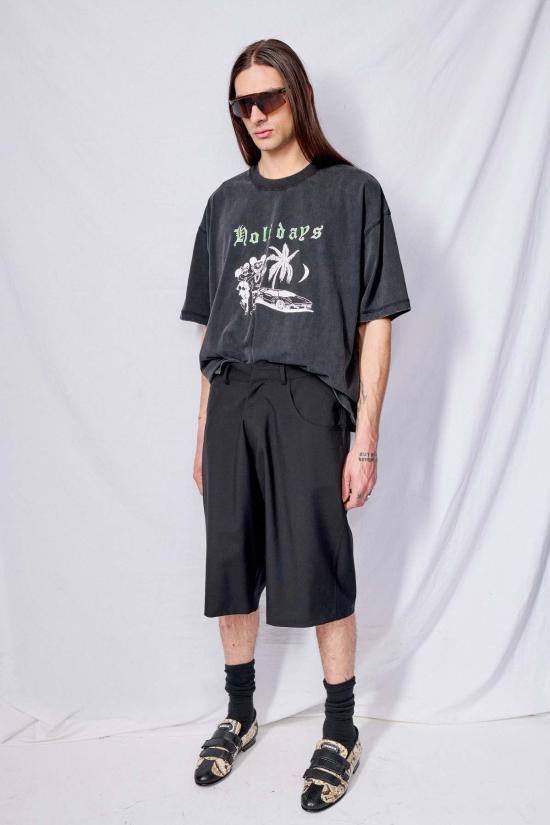  어셈블리 뉴욕 숏팬츠 어셈블리 블랙 수팅 페인터 숏 - ASSEMBLY NEW YORK