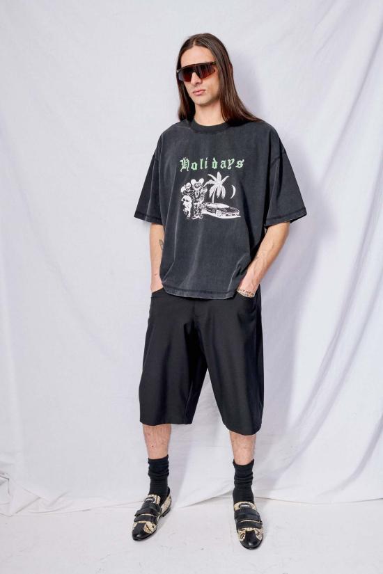  어셈블리 뉴욕 숏팬츠 어셈블리 블랙 수팅 페인터 숏 - ASSEMBLY NEW YORK