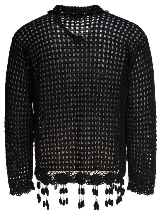 25SS 보디 긴팔 셔츠 MRS25KT054BLACK Black - BODE