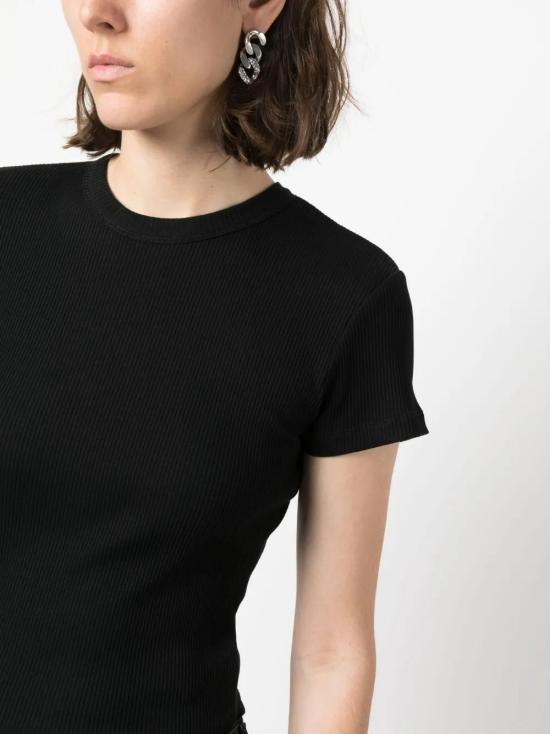  이자벨마랑 반팔 티셔츠 TS0111FAA2N39I black - ISABEL MARANT