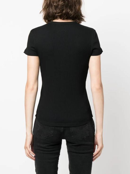  이자벨마랑 반팔 티셔츠 TS0111FAA2N39I black - ISABEL MARANT