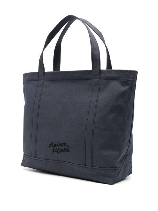 25SS 메종키츠네 라지 폭스 헤드 토트백 LW05104WW01070076 SLATE GREY DOM - MAISON KITSUNE