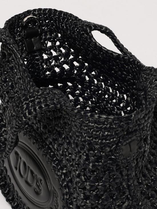 25SS 토즈 토트백 XBWEBLF0100RGMB999 BLACK DOM - TODS