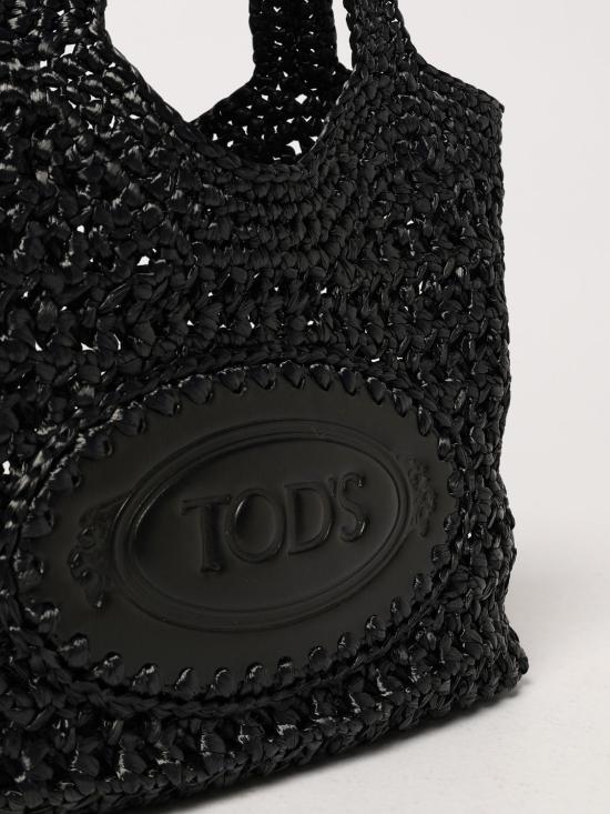 25SS 토즈 토트백 XBWEBLF0100RGMB999 BLACK DOM - TODS