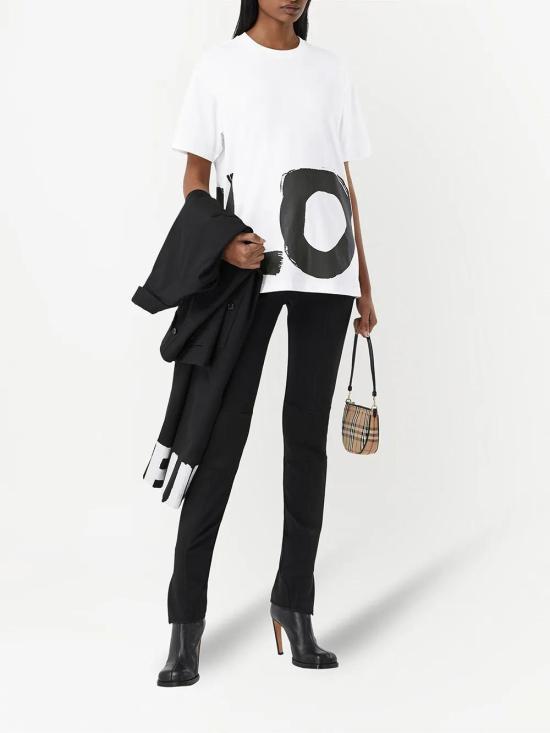  버버리 반팔 티셔츠 8037303 white - BURBERRY