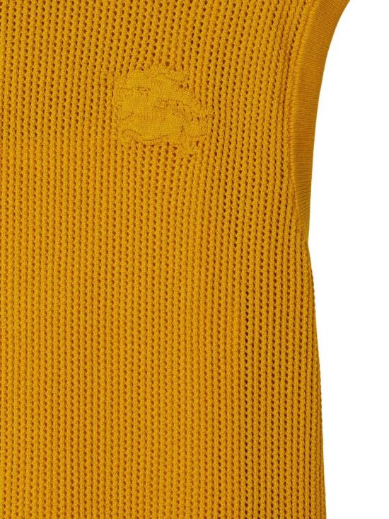  버버리 숏 원피스 8091512 dark yellow - BURBERRY