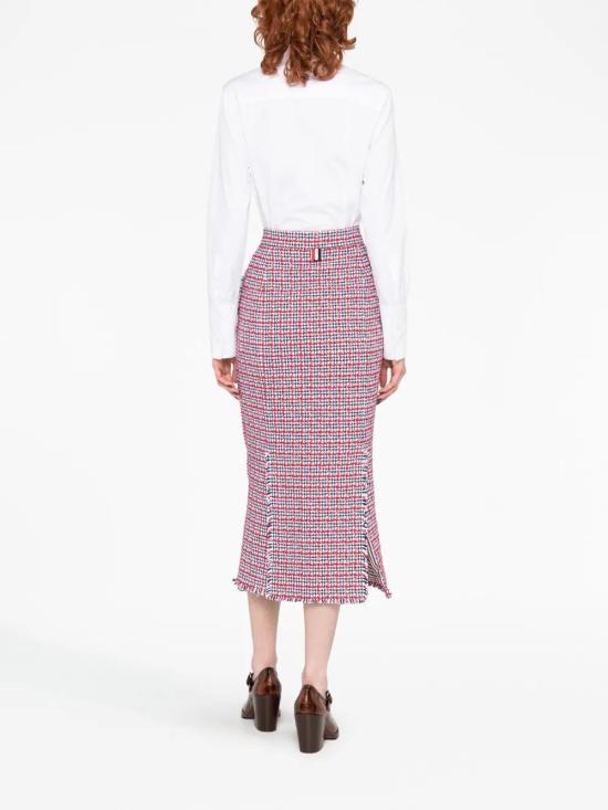  톰브라운 미디 스커트 FGC973TF0511 red - THOM BROWNE