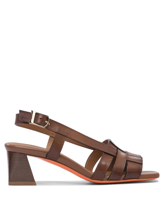 25SS 산토니 샌들 WHNA70933HA3TACGC39 Brown