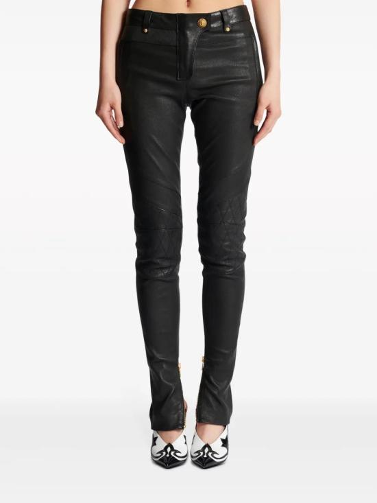  발망 스트레이트 팬츠 CF1QE030LD02 black - BALMAIN