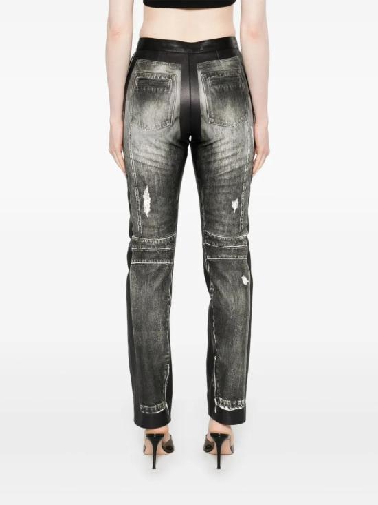  발망 스트레이트 팬츠 EF1QF019LD85 black - BALMAIN