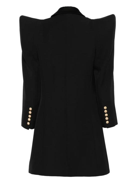  발망 코트 EF0SM503ME54 black - BALMAIN