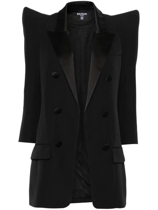  발망 코트 EF0SM503ME54 black