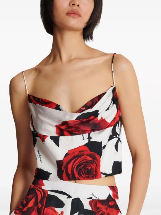  발망 민소매 티셔츠 CF0AD215VE76 white - BALMAIN