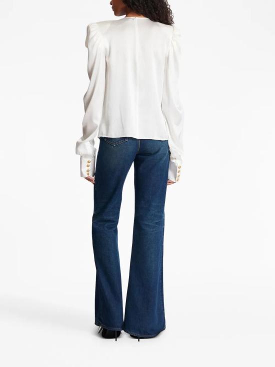  발망 블라우스 BF0IL045SC89 white - BALMAIN