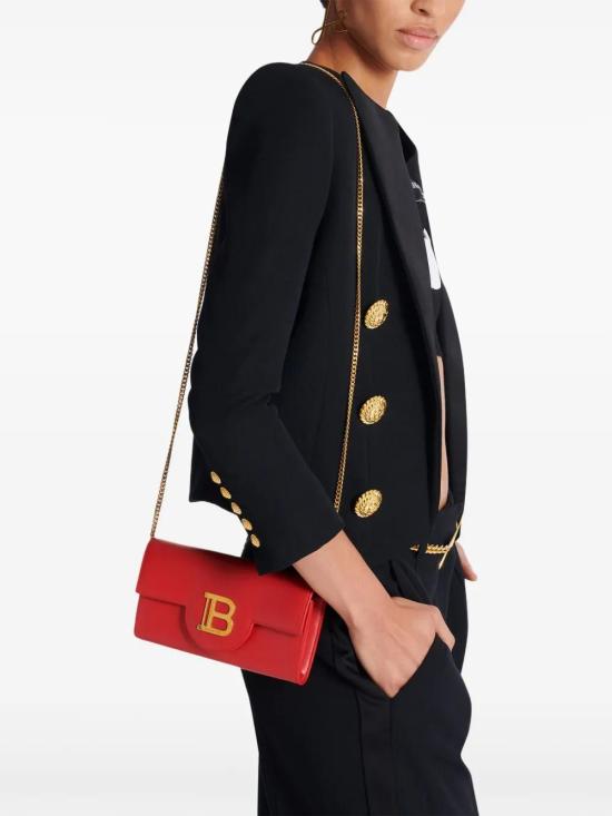  발망 숄더백 DN1ON197LAVE red - BALMAIN