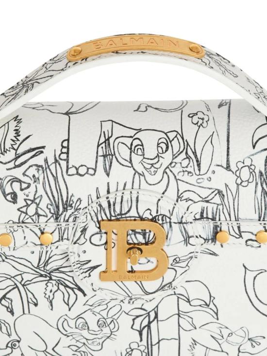  발망 토트백 DNADB910LEFP white - BALMAIN