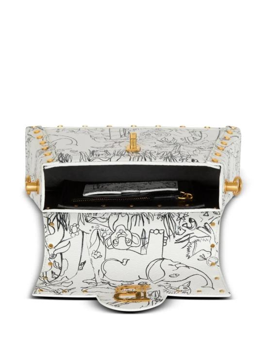  발망 토트백 DNADB910LEFP white - BALMAIN