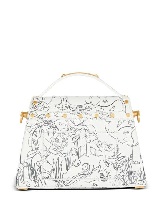  발망 토트백 DNADB910LEFP white - BALMAIN