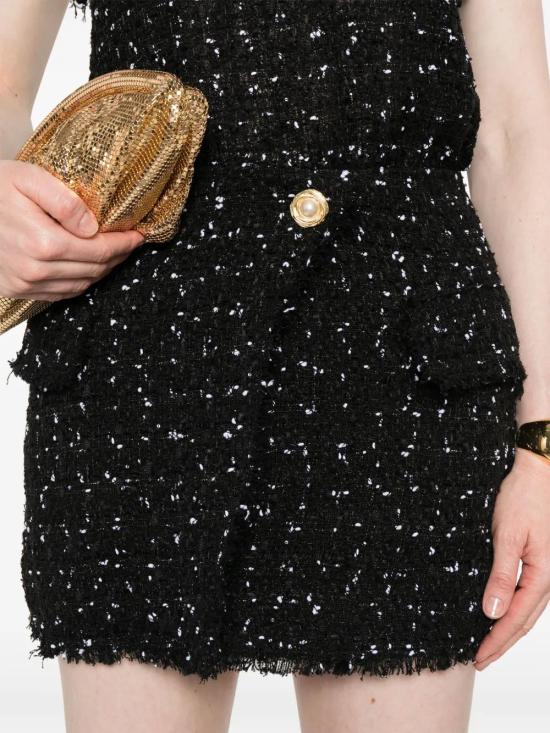  발망 숏 스커트 EF0LA514XL06 - BALMAIN