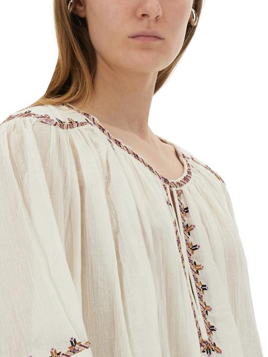 25SS 이자벨마랑에뚜왈 반팔 티셔츠 HT0576FA C1J11EECOE WHITE - ISABEL MARANT ETOILE