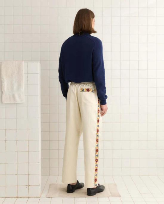  보디 스트레이트 팬츠 보드 캔디플로스 트랙  크림 멀티 - BODE