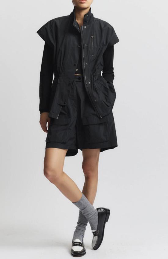  세인트 아트 숏팬츠 밴스 카고 숏 블랙