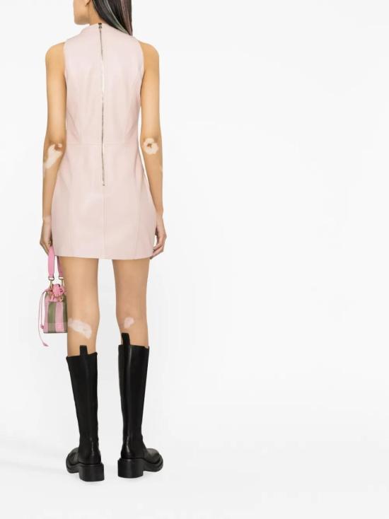  발망 숏 원피스 AF0R3165LB24 pink - BALMAIN