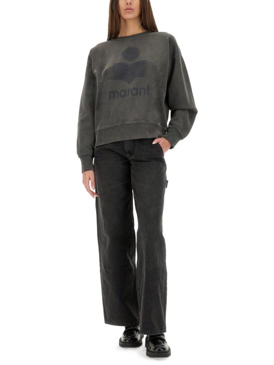 25SS 이자벨마랑에뚜왈 후드 티셔츠 SW0011FA C1M04E02DG GREY - ISABEL MARANT ETOILE