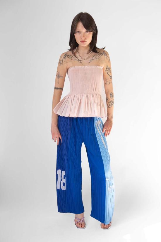  레나타 브레나 트레이닝/조거 팬츠 Renata Brenha Futebol 플리츠  블루 - RENATA BRENHA