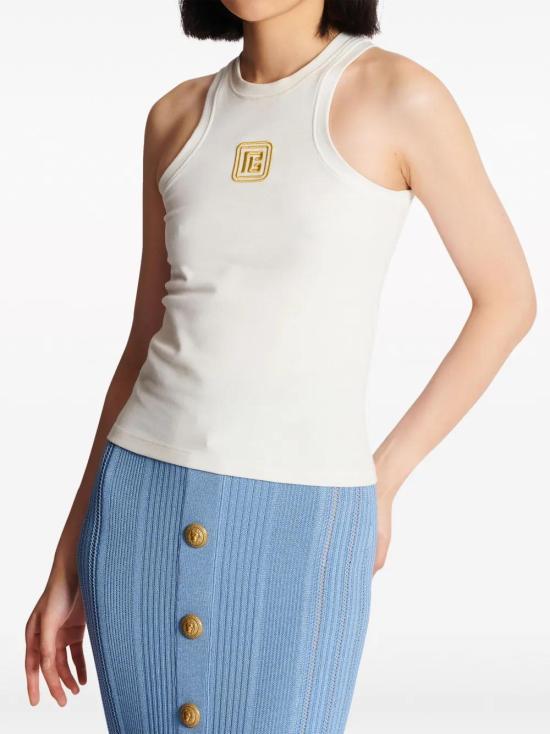  발망 민소매 티셔츠 CF1EB045BC49 - BALMAIN