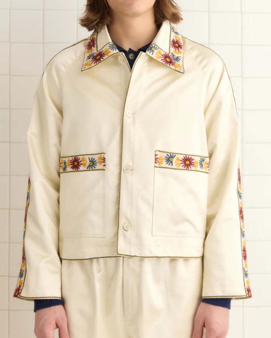  보디 자켓 보드 솜사탕 재킷 크림 멀티 - BODE