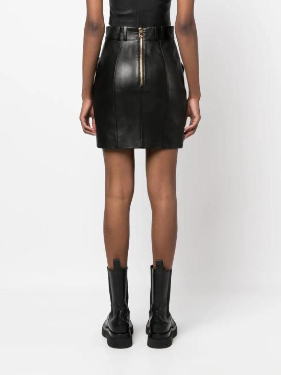  발망 미디 스커트 BF1LB895LB24 - BALMAIN