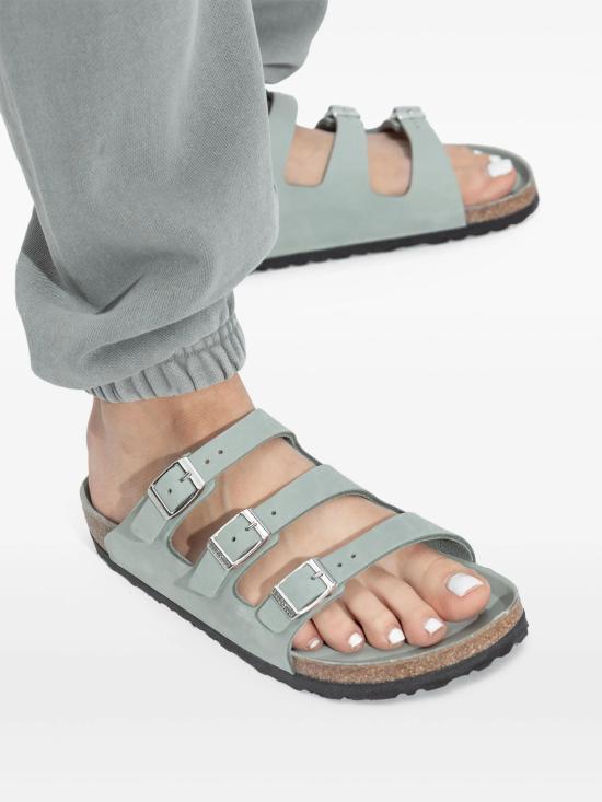 26SS 버켄스탁 플로리다 프레쉬 누벅 레더 1029450 PURE SAGE - BIRKENSTOCK