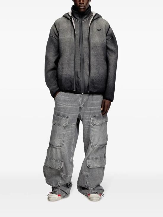  디젤 후드 티셔츠 A161080SLBV - DIESEL