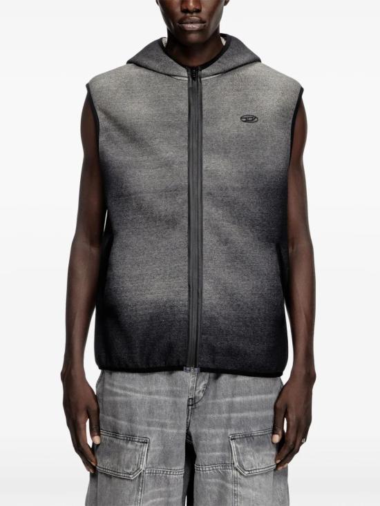  디젤 후드 티셔츠 A161080SLBV - DIESEL