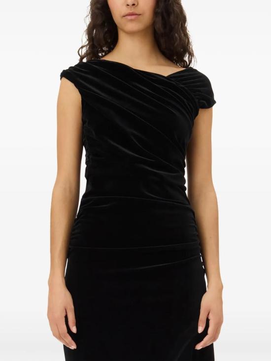  가니 롱 원피스 T4102 black - GANNI