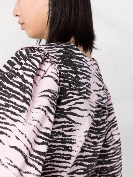  가니 블라우스 F6830 lilac - GANNI