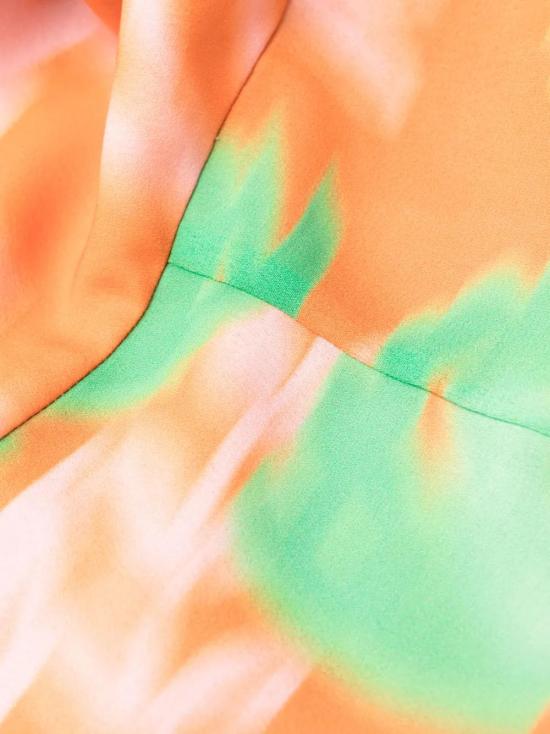  가니 롱 원피스 F7688 orange - GANNI