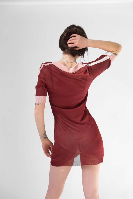  레나타 브레나 숏 원피스 Renata Brenha Formiga 폴로 드레스 체리 & 핑크 - RENATA BRENHA