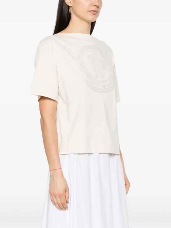  몽클레어 반팔 티셔츠 J10938C0003289AIJ beige - MONCLER