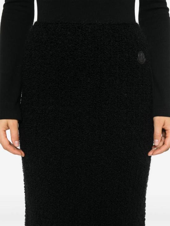 몽클레어 미디 스커트 J20939H00005M4806 black - MONCLER