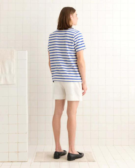  보디 폴로 티셔츠 보드 마게이트 폴로 블루 멀티 - BODE