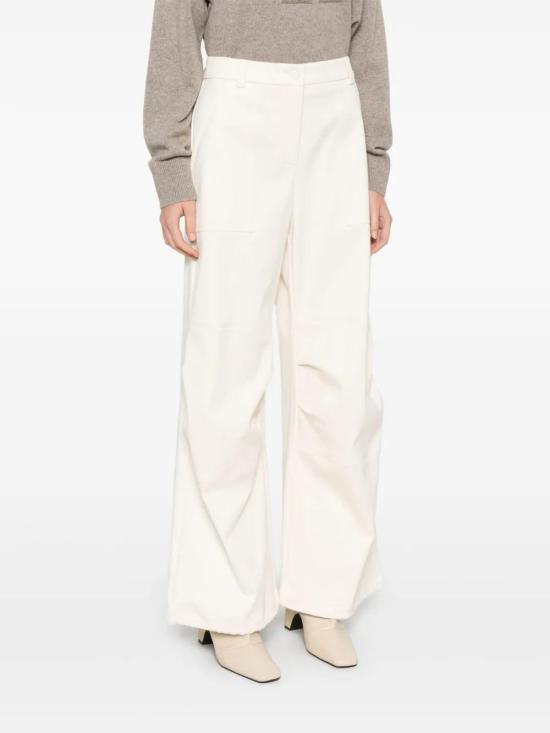  몽클레어 스트레이트 팬츠 J20932A000215982P cream - MONCLER