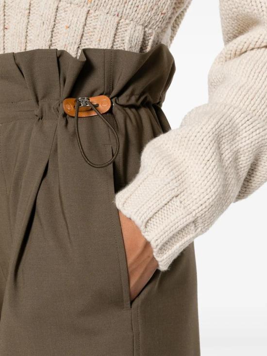  몽클레어 스트레이트 팬츠 I20932A0001254AUD olive green - MONCLER