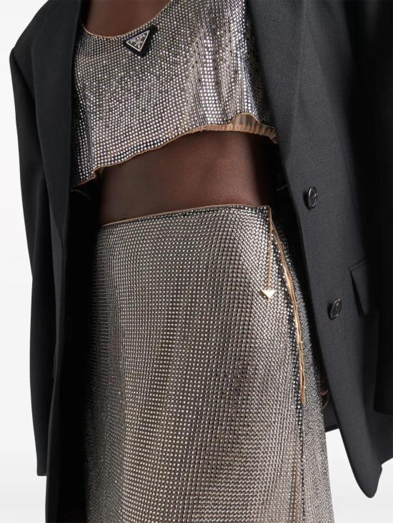  프라다 미디 스커트 P114JRSOOO1315 - PRADA