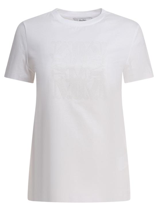 25SS 막스마라 반팔 티셔츠 2511941042600GIOVANE011 White